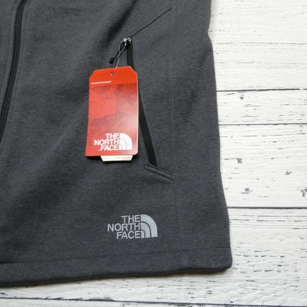 The North Face Ridgewall Soft Shell Vest Mens Large Dark Grey WindWall NF0A3LGZ